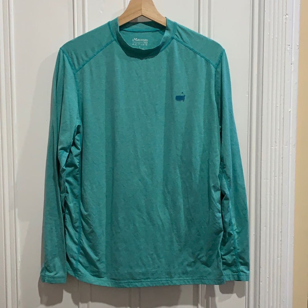 Masters Long Sleeve Tech Active Green Shirt S